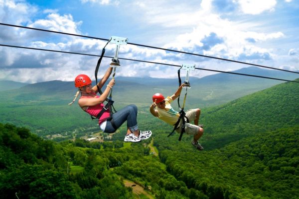 zipline ho may 600x401 - Khu du lịch Hồ Mây - tiên cảnh nơi hạ giới của Vũng Tàu