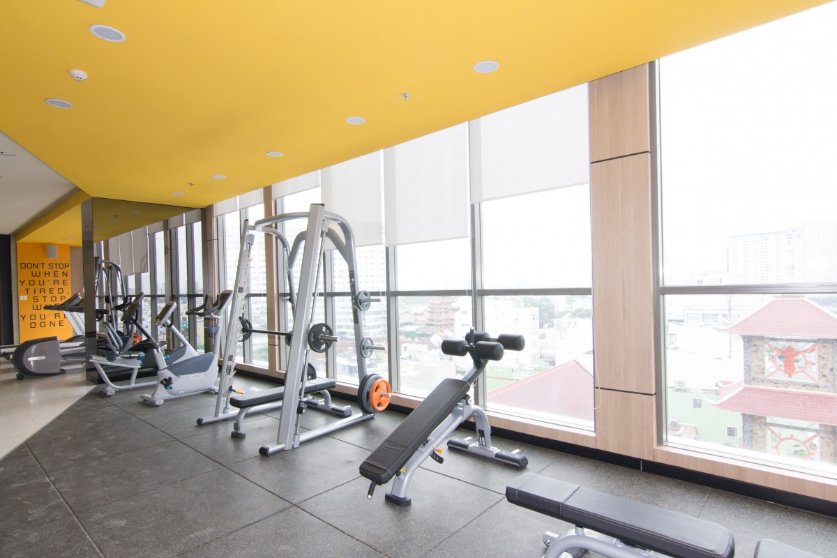 herla saigon rivergate phong gym - Top 5 Cozy Studio Apartment in Saigon chất lượng